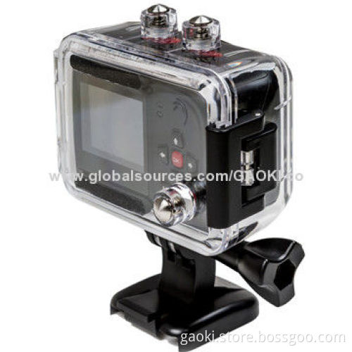 Latest product similar gopro, two-way remote controller, 1080p waterproof motocross helmet camera